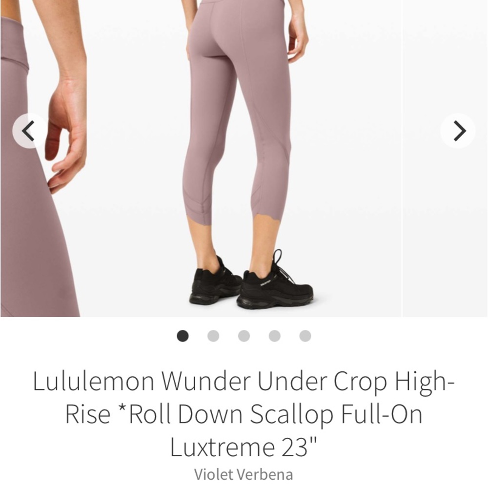 EUC Lululemon Violet Verbena Size 4